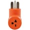 Ac Works Plug Adapter, 6-20R, 6-30P, 6-20P, 6-30P, 0 ft., Orange AD630620 - alternate 5